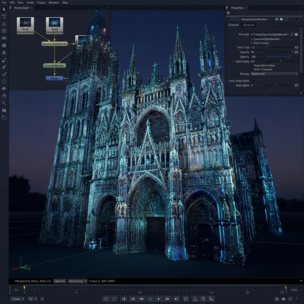 Gaussian Splatting Just Crossed the Line — It's in Nuke Now